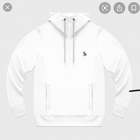 ovo fleece half zip